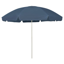 VIDAXL Beach Umbrella 118.1" In Blue