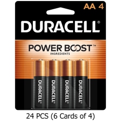 DURACELL Aa Mn1500B4 (4 Card) Alkaline Batteries (Box Of 6)