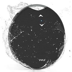 PYLE Portable Magnetic Bluetooth Speaker Mini Loud Wireless Streaming Hang Speaker Ipx7 Waterproof, Clear Sound, Super Bass, Hand-Free Call, Aux, Use