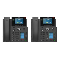 FANVIL X5U 2-Units High-End Ip Phone 16 Sip Lines Dual Gigabit Port Poe Integrated