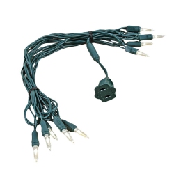 NOVELTY LIGHTS LLC Novelty Lights Vintage Style T5 Led Christmas Lights, 11 Feet String Of 10 Mini Bulbs, Ul Listed Indoor/outdoor Tree Lighting