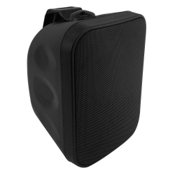 PHANTOM Wall Mounted Speaker 5.25" Outdoor/indoor-70V/100V - 80W (Pair) In Black