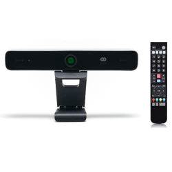 BOOM COLLABORATION Zoom, Mezzo Ultra HD 4K Webcam, Ai Auto-Framing, Dual Noise-Cancelling Mics, 10X Digital Zoom, Light Correction, Flash Memory