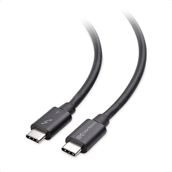 CABLE MATTERS [Intel ] 40GBps Thunderbolt 4 Cable 3.3Ft With 8K Video And 100W Charging 1M, Compatible With USB4, Thunderbolt 3 Cable And USB-C