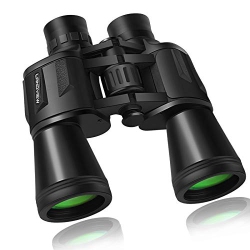 LANDVIEW 20X50 Compact Binoculars \w Low Light Night Vision, HD Professional/daily Waterproof Telescope for Outdoor Hunting, Bird Watching
