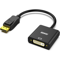BENFEI Displayport to Dvi Adapter, Gold-Plated, Male to Female for Lenovo, Dell, HP