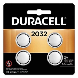 DURACELL - Lithium Medical Battery, 3V, 2032, 4/pk Dl2032B4Pk (Dmi Pack