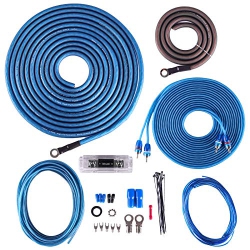 SKAR AUDIO 4 Gauge Cca Complete Amplifier Installation Wiring Kit, Skar4Anl-Cca