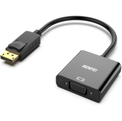 BENFEI Displayport to VGA, Gold-Plated Dp to VGA Adapter (Male to Female) Compatible for Lenovo, Dell, HP, Asus