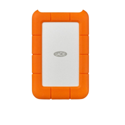 LACIE Refurbished (Good) - Rugged 2Tb USB-C Portable Storage External Hard Drive, Stfr2000800, Certified Refurbished