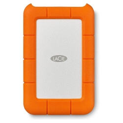LACIE Refurbished (Good) - Rugged 4Tb USB-C Portable External Hard Drive, HDD Stfr4000800, Certified Refurbished