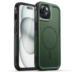 HLD Case for Iphone 15 6.1-Inch Compatible \w Magsafe, Heavy Duty Dual-Layer Rugged Protection, Shockproof Protective Tough Phone Magnetic Cover