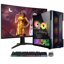AQVIN Gaming PC -Aq20 Desktop Computer Tower - New 24 Inch Curved Gaming Monitor (Intel Core I7/ 32GB Ddr4 Ram/ 1Tb SSD/ Geforce Rtx 3060 12GB/