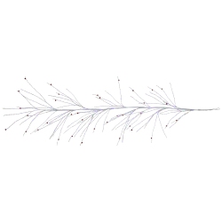 NORTHLIGHT Pre-Lit Christmas Garland With Jingle Bells - 6' X 6" - Multi-Color Lights