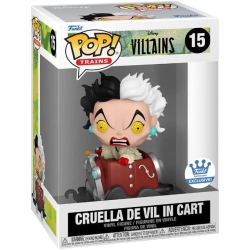 FUNKO Pop Disney Villains Trains Cruella De Vil In Cart Shop Exclusive