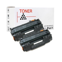 MAX SAVING 2Pk Compatible for HP Q7553X HP53X Laser Toner Cartridge High Yield