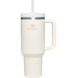 STANLEY Quencher H2.0 Flowstate Stainless Steel Vacuum Insulated Tumbler \w Lid And Straw for Water, Iced Tea Or Coffee, Smoothie And More, Cream