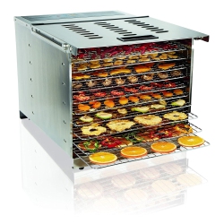 HAMILTON BEACH Proctor Silex Commercial - 78480 78450 Food Dehydrator, 10 Trays, 1200 Watts, Digital Timer And Controls, Stainless Steel, Nsf Approved