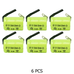 POWER PORTABLE 1/3 Aaa Nimh 120 Mah Batteries With Tabs (Box Of 6)