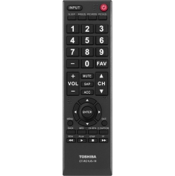 TOSHIBA Refurbished ( Good ) Remote Control Ct-Rc1Us-18 for Tv 32L220U19 32L310U18 49L510U18 55L510U18