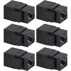 GENERIC HDMI Keystone 8K HDMI Keystone Coupler for HDMI 2.1A Cable Passthrough, Including 8K 60Hz Or 4K 120Hz In Black