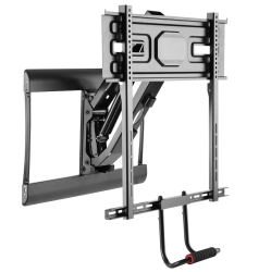 PRIMECABLES 43-70 Inch Above Fireplace Pull-Down Full Motion Tv Wall Mount, Tv Mounts Bracket Max Load Capacity 77Lbs And Vesa Up to 600X400