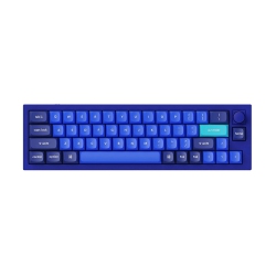 KEYCHRON Q9 RGB Hotswap Mechanical Gaming Keyboard – Ultra Mini Layout, Gateron Pro Switches \w Knob – Compatible \w Windows & Macos, Blue (Q9-O1)