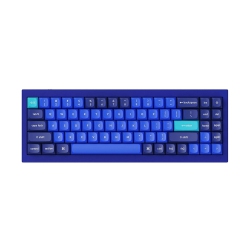 KEYCHRON Q7 RGB Hotswap Mechanical Gaming Keyboard – 70% Layout, Gateron Pro Brown Switches – Compatible With Windows & Macos (Q7-O3) In Blue