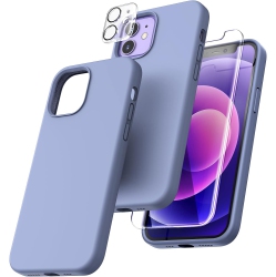 GENERIC [5 In 1] Designed for Iphone 12 Case & Iphone 12 Pro Case, With 2 Pack Screen Protector + 2 Pack Camera Lens