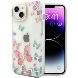 GENERIC Iphone 14 Case, Iphone 14 Cute Case With Flower Design, for Girls Women, Floral Pattern Shockproof Transparent