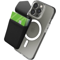 GENERIC Secure Card Holder for Back Of Phone, Stretchy Fabric Cell Phone Wallet Stick On Credit Card Case for Iphone