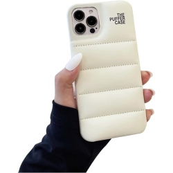 GENERIC Secowel Puffer Case Compatible With Iphone 14 Pro Max Case(Not for 14 Or 14Pro), Soft Touch Puffer Jacket Material 3D