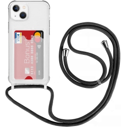 GENERIC Crossbody Wallet Phone Case for Iphone 13 Mini With Card Holder, With Adjustable Nylon Neck Lanyard Strap Cute In Multicolor