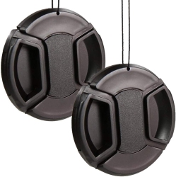 GENERIC 40.5MM Snap-On Lens Cap for Sony 16-50MM F/3.5-5.6 Lens for Sony Alpha A6600 A6500 A6400 A5000[2 Packs], Fire-Rock Lens