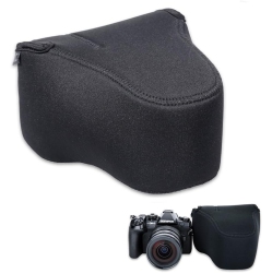 GENERIC Lightweight Neoprene Camera Pouch Case for Canon Eos R8 R10 Rebel T7 T6 T6I Nikon Z50 Z6 Z7 D3300 D3400 D5300 Sony
