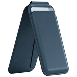 Satechi Vegan-Leather Magnetic Wallet Stand with MagSafe - Black