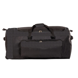 TRAVELWAY Cwc Collapsible Wheeled Duffle for Travel - Sports Equipment Bag (36 Inch, Black)