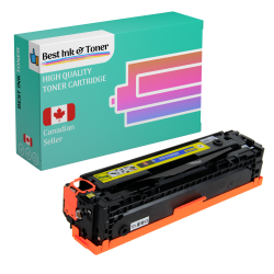 INKHOUSE Bestink Compatible Canon 054H Toner Cartridge High Yield(With Chip) for Use In Imageclass Mf640C Mf642CDw In Yellow
