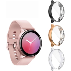 GENERIC 3-Pack Compatible With Samsung Galaxy Watch Active 2 (40Mm) Screen Protector Case, Soft Tpu Plated All-Around In Multicolor
