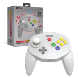 RETRO-BIT Classic V2 Tribute 64 N64/nswitch/USB Wireless Controller In Grey