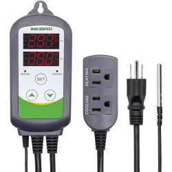 INKBIRD Itc-308 Temperature Controller 1100W Heating Cooling Thermostat for Greenhouse Incubator