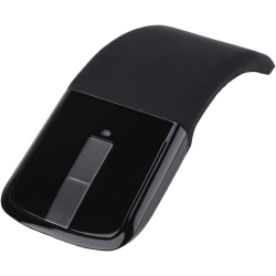 DOLAER Portable Mouse, Wireless Arc Mouse Touch Thin Portable Folding Optical Mouse Receiver