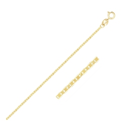 AVERA GROUP 10K Gold Mariner Link Chain 1.2MM In Yellow