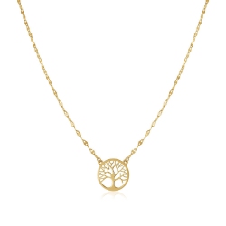 AVERA GROUP 14K Gold Tree Of Life Necklace In Yellow