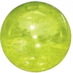 SWIM CENTRAL Inflatable Transparent Beach Ball - 14" - In Yellow