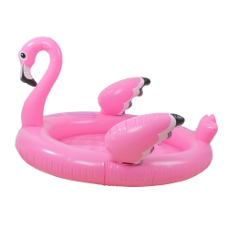 POOL CENTRAL Inflatable Flamingo Children's Swimming Pool - 42.5" - In Pink