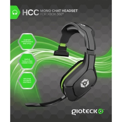 GIOTECK Xbox 360 Hcc Mono Wired Chat Headset []