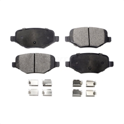 POSITIVE PLUS Rear Semi-Metallic Disc Brake Pads Ppf-D1377 for Ford Explorer Edge Flex Lincoln Taurus Mkx Police