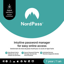 NordPass Premium (PC/Mac) - Unlimited Devices - 1 Year - Digital Download