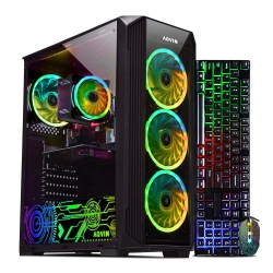 AQVIN Gaming PC Desktop Tower Zforce - Intel Core I5 Processor Up to 4.00 Ghz 32GB Ddr4 Ram 1Tb SSD Geforce Gtx 1650 4GB RGB Gaming Keyboard Mouse
